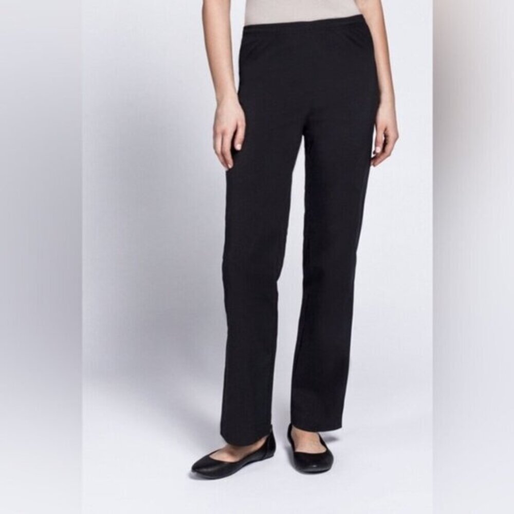 NWT Noel Asmar Black Straight Leg Unisex Pant Size XS